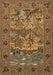 Animal Brown Traditional Rug, tr488brn