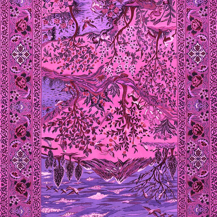 Animal Pink Traditional Rug, tr488pnk