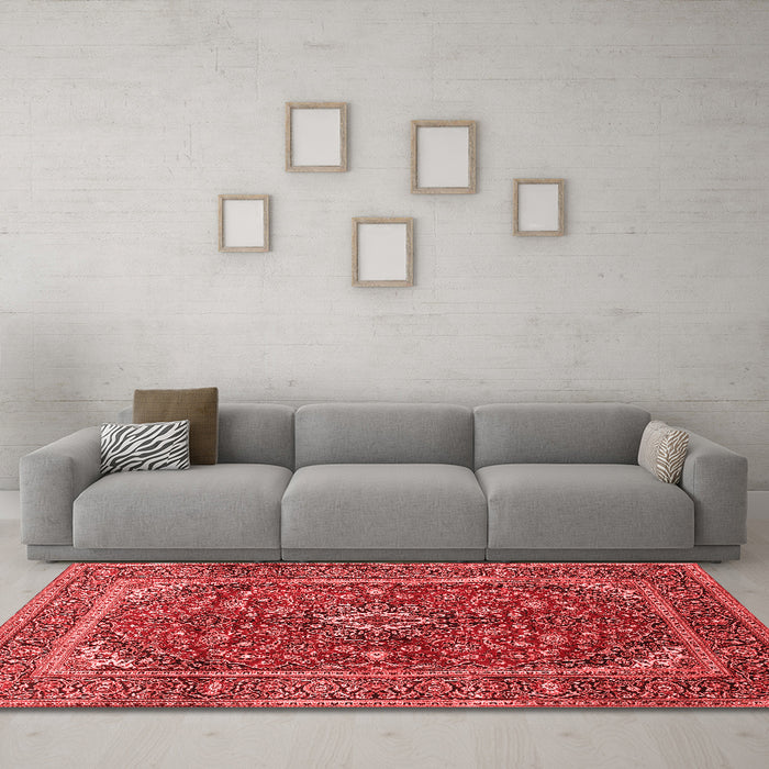 Traditional Red Washable Rugs