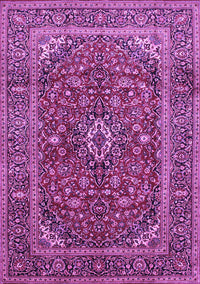 Medallion Purple Traditional Rug, tr48pur