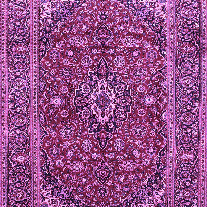 Medallion Purple Traditional Rug, tr48pur