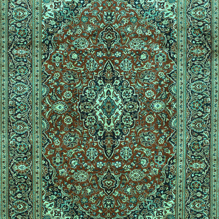 Medallion Turquoise Traditional Rug, tr48turq
