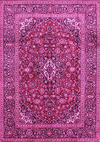 Medallion Pink Traditional Rug, tr48pnk