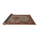 Sideview of Traditional Red Medallion Rug, tr490