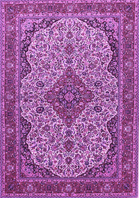 Medallion Purple Traditional Rug, tr490pur