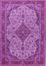 Medallion Purple Traditional Rug, tr490pur