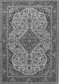 Medallion Gray Traditional Rug, tr490gry