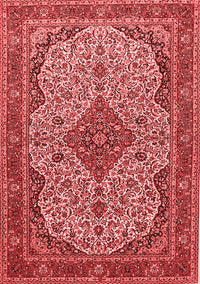 Medallion Red Traditional Rug, tr490red