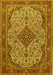 Medallion Yellow Traditional Rug, tr490yw