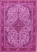 Medallion Pink Traditional Rug, tr490pnk