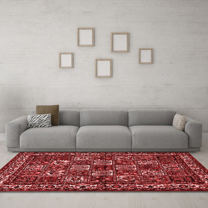 Traditional Red Washable Rugs