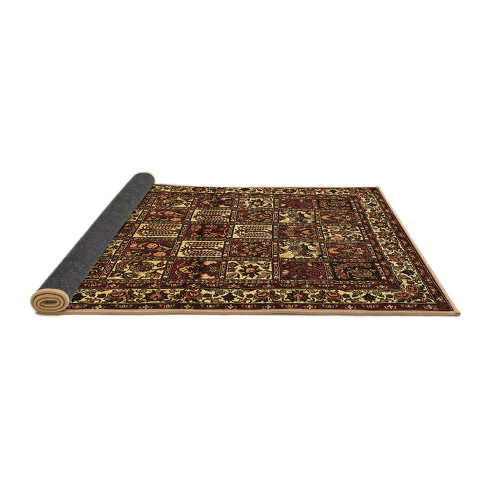 Sideview of Animal Brown Traditional Rug, tr491brn