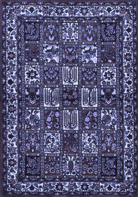 Animal Blue Traditional Rug, tr491blu