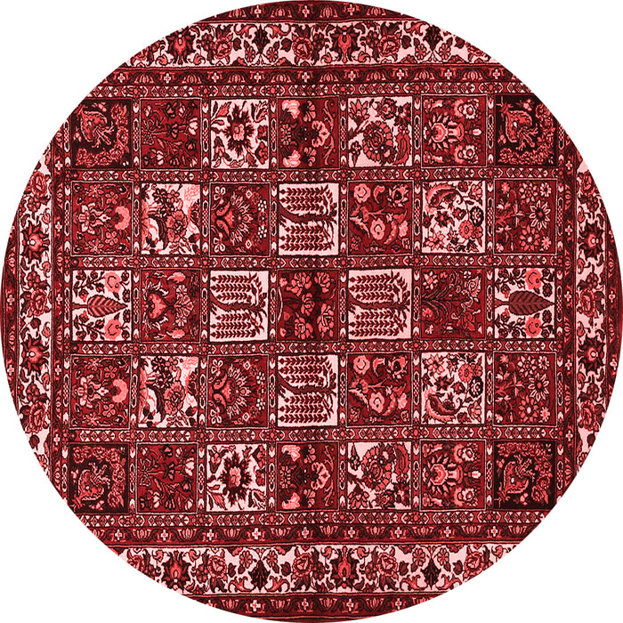 Machine Washable Animal Red Traditional Rug, wshtr491red