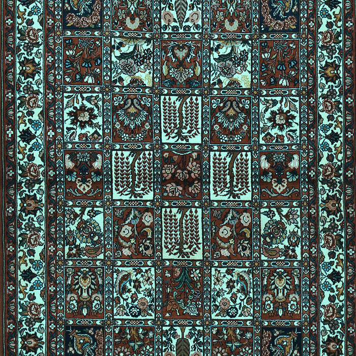 Animal Light Blue Traditional Rug, tr491lblu