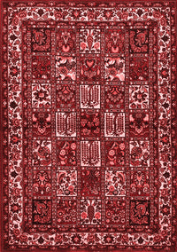 Animal Red Traditional Rug, tr491red