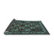 Sideview of Animal Light Blue Traditional Rug, tr491lblu