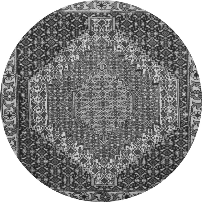 Square Medallion Gray Traditional Rug, tr492gry