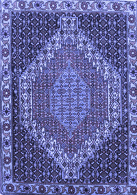 Medallion Blue Traditional Rug, tr492blu