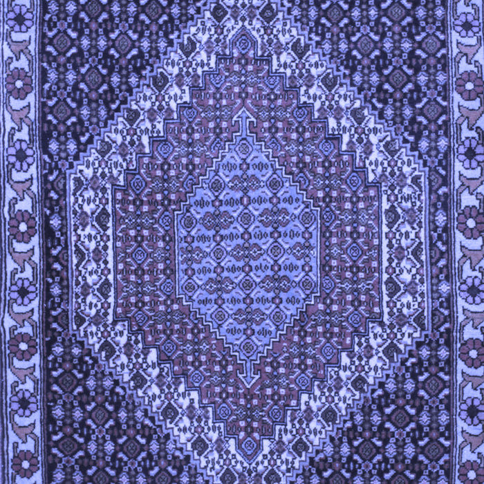 Medallion Blue Traditional Rug, tr492blu