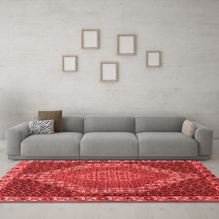Traditional Red Washable Rugs