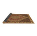 Sideview of Medallion Brown Traditional Rug, tr492brn