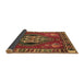 Sideview of Persian Brown Traditional Rug, tr493brn