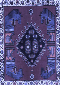 Persian Blue Traditional Rug, tr494blu