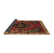 Sideview of Persian Brown Traditional Rug, tr494brn
