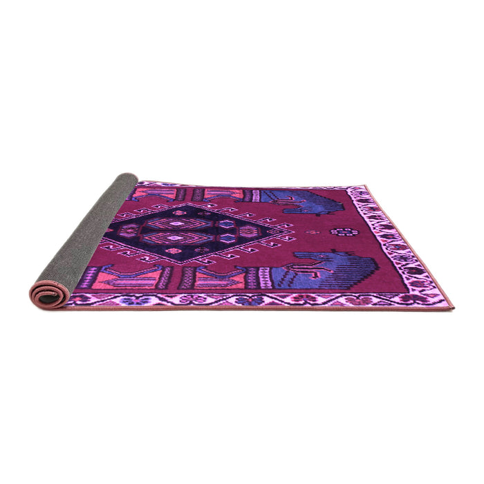 Sideview of Persian Purple Traditional Rug, tr494pur