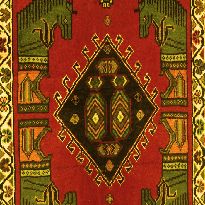 Persian Yellow Traditional Rug, tr494yw