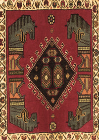 Persian Brown Traditional Rug, tr494brn