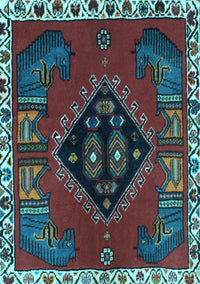 Persian Light Blue Traditional Rug, tr494lblu
