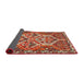 Sideview of Traditional Sand Brown Persian Rug, tr495