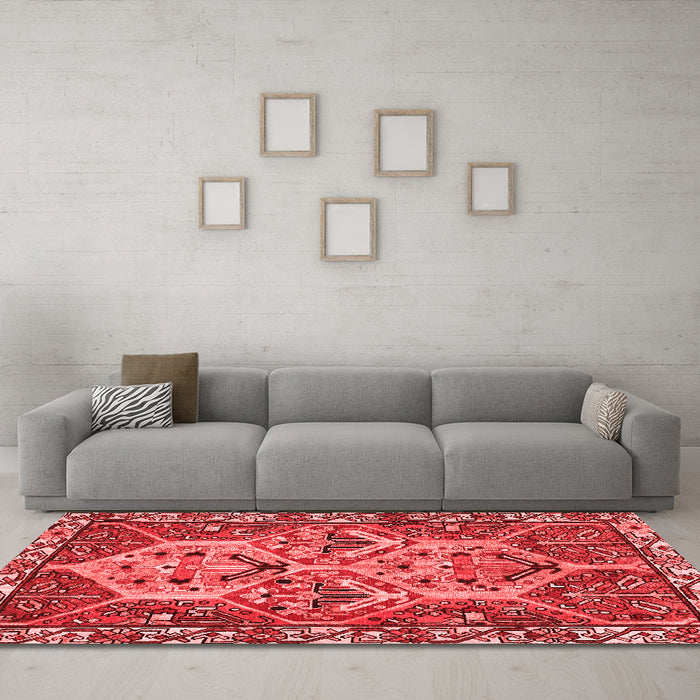 Traditional Red Washable Rugs