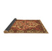 Sideview of Persian Brown Traditional Rug, tr495brn