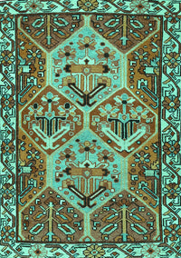 Persian Turquoise Traditional Rug, tr495turq