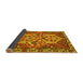 Sideview of Persian Yellow Traditional Rug, tr495yw