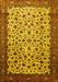 Persian Yellow Traditional Rug, tr496yw