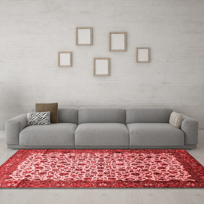Traditional Red Washable Rugs