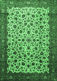 Persian Emerald Green Traditional Rug, tr496emgrn