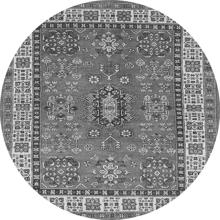 Square Persian Gray Traditional Rug, tr497gry