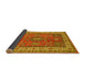 Sideview of Persian Yellow Traditional Rug, tr497yw