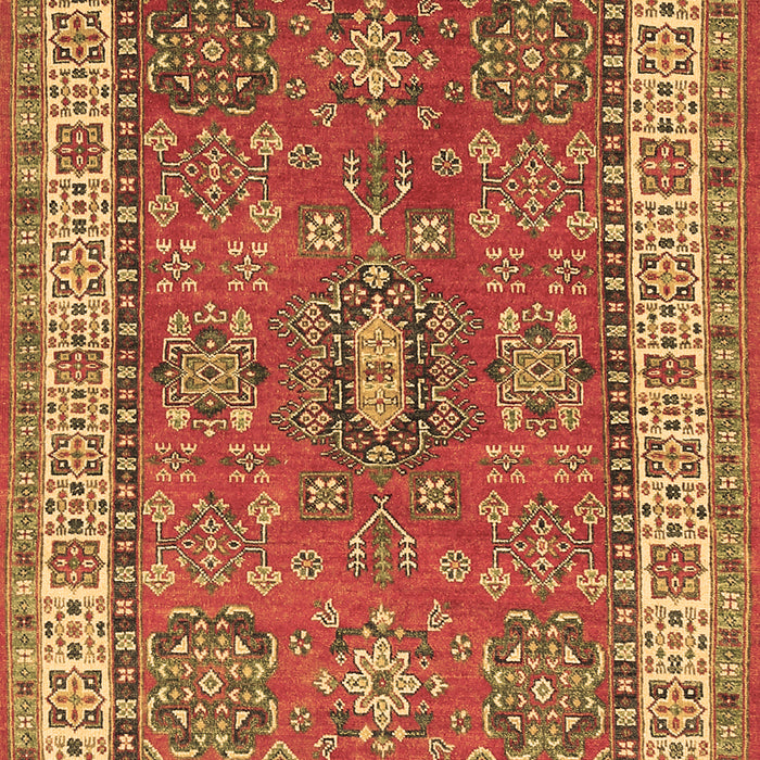Machine Washable Persian Brown Traditional Rug, wshtr497brn