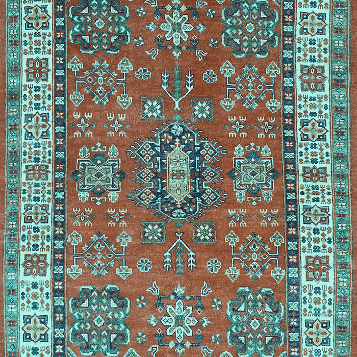 Machine Washable Persian Light Blue Traditional Rug, wshtr497lblu