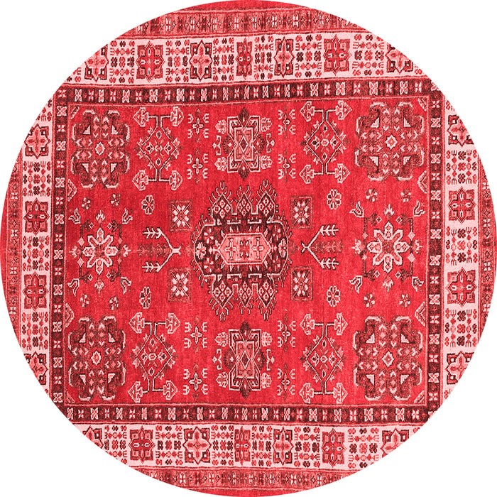 Machine Washable Persian Red Traditional Rug, wshtr497red