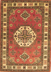 Medallion Brown Traditional Rug, tr498brn