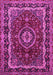 Medallion Pink Traditional Rug, tr499pnk