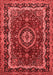 Medallion Red Traditional Area Rugs