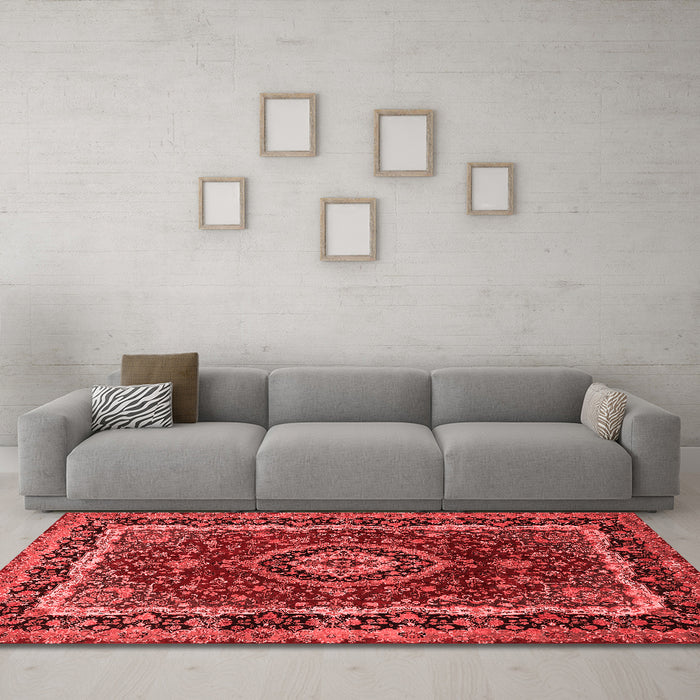 Traditional Red Washable Rugs
